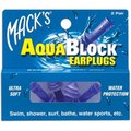 Macks Macks 360015 Ear Care Aquablock Earplugs - 2 Pair 360015